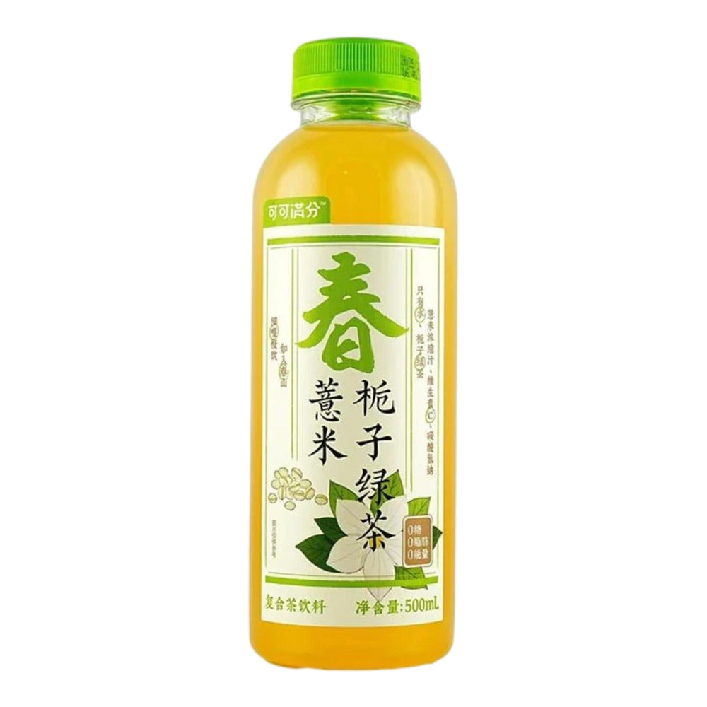 Keke-Manfen-Coix-Seed-&-Gardenia-Green-Tea-Drink-500ml-–-Sugar‑Free-1