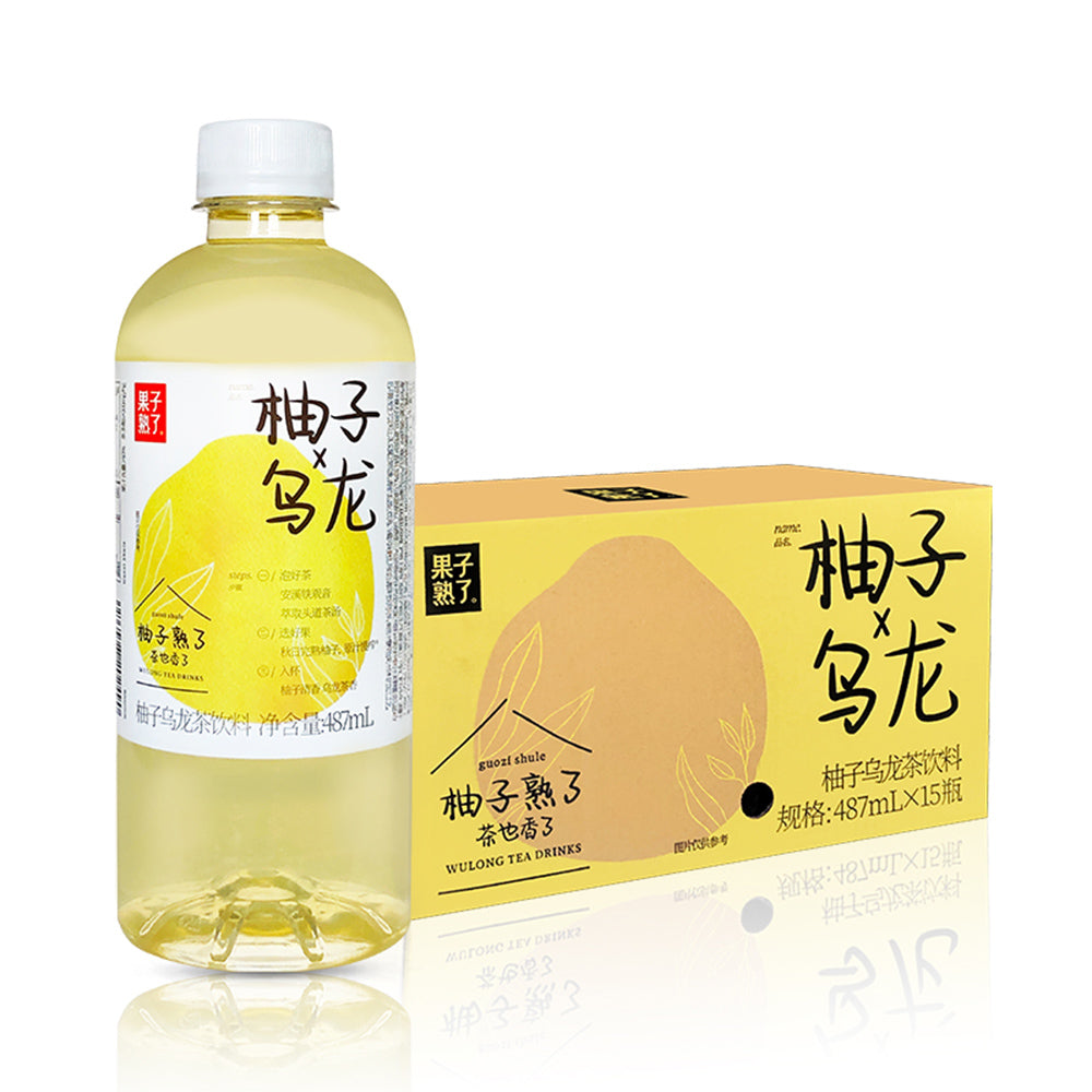 Guozi-Shule-Yuzu-Oolong-Tea---487ml-x-15-Boxes-1