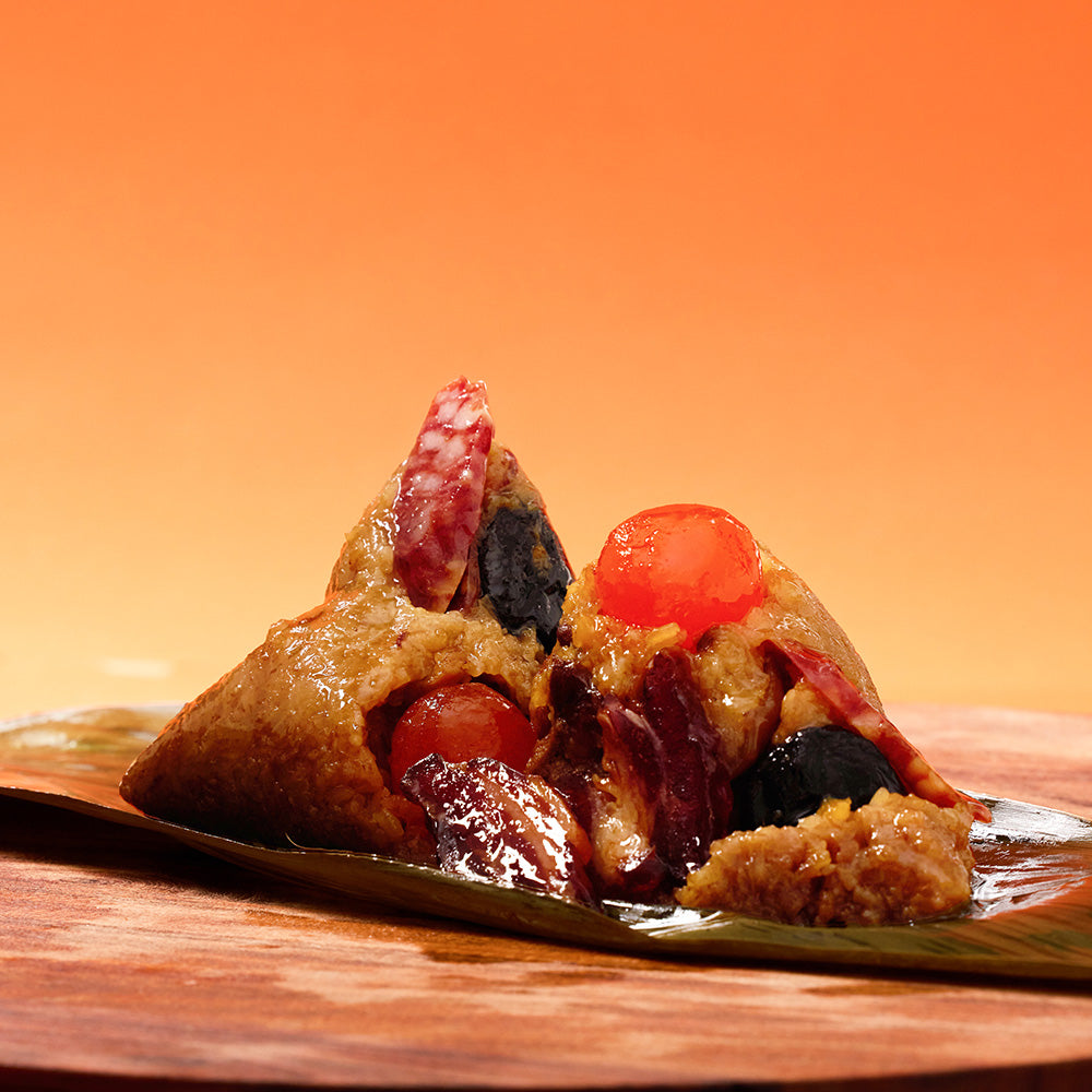 Ommi's Frozen Sausage, Salted Meat, and Egg Yolk Rice Dumplings - Pack of 6-1