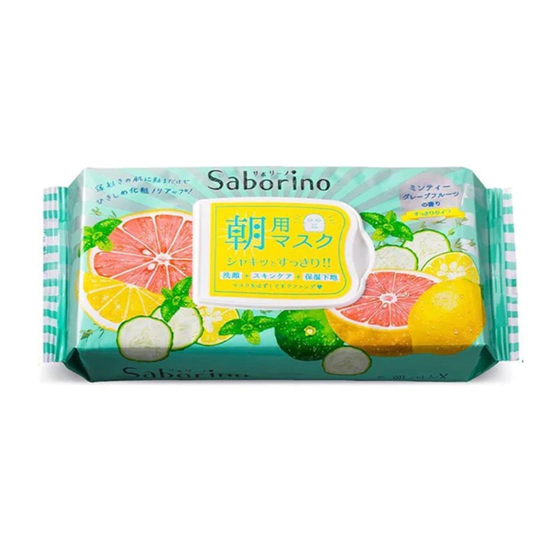 Saborino-Morning-Face-Mask-Grapefruit-Scent---32-Sheets-1