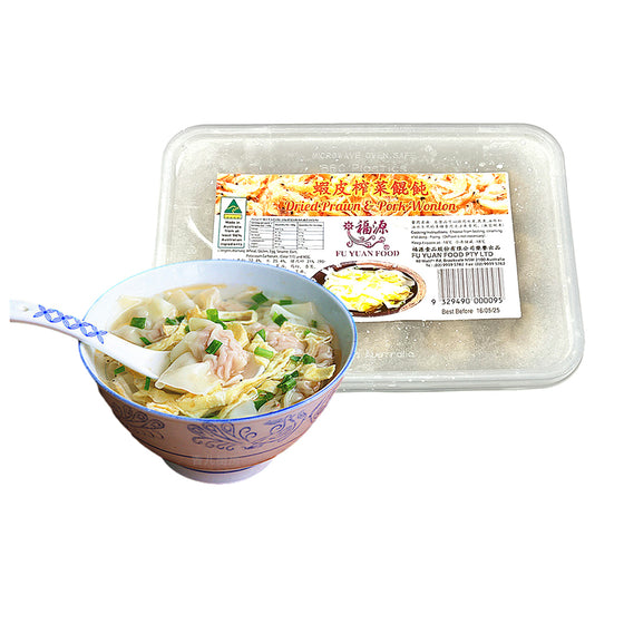 Fuyuan Dried Prawn & Pork Wontons Frozen - 220g