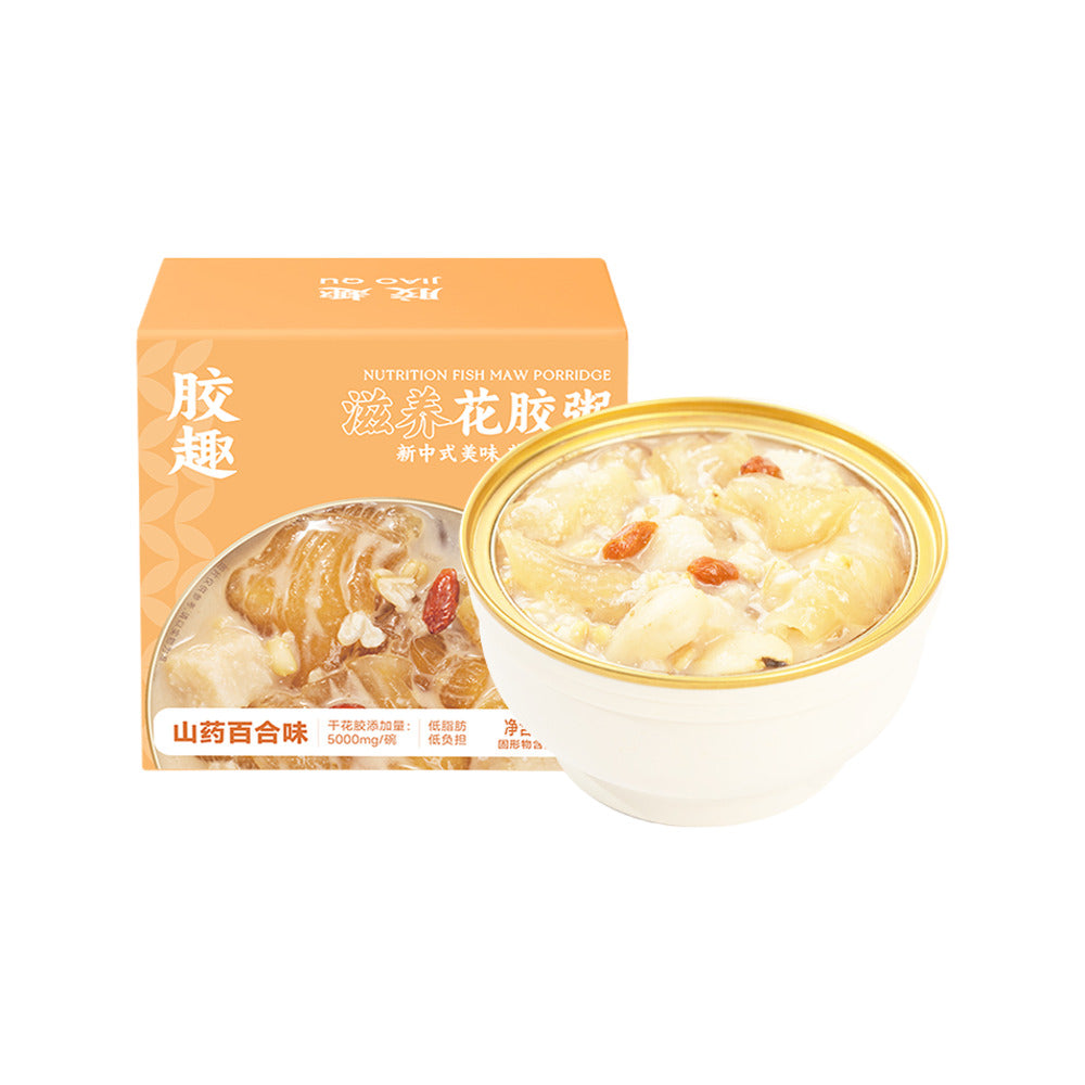 Jiaoqu-Fish-Maw-Porridge-(Chinese-Yam-&-Lily-Bulb)-258g-1