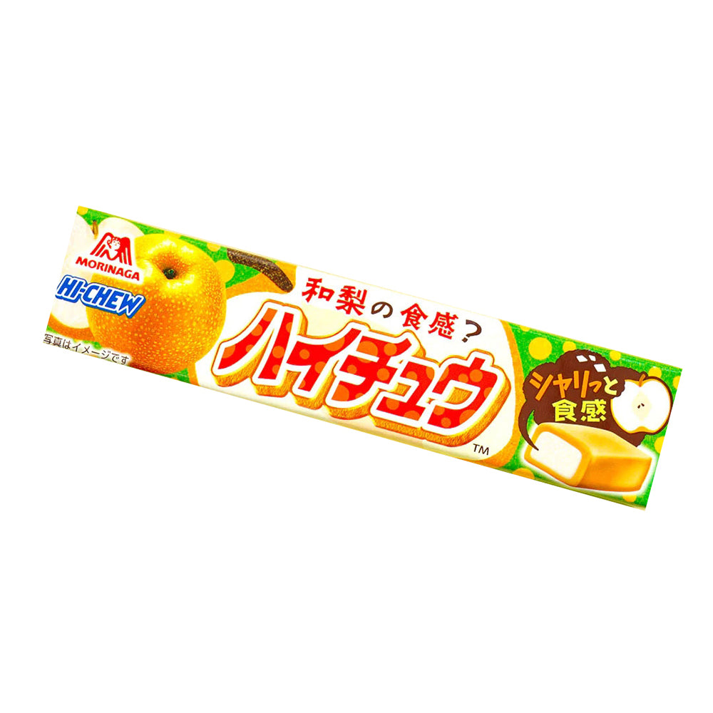 Morinaga-Hi-Chew-Chewy-Candy---Japanese-Pear-Flavor,-12-Pieces-1