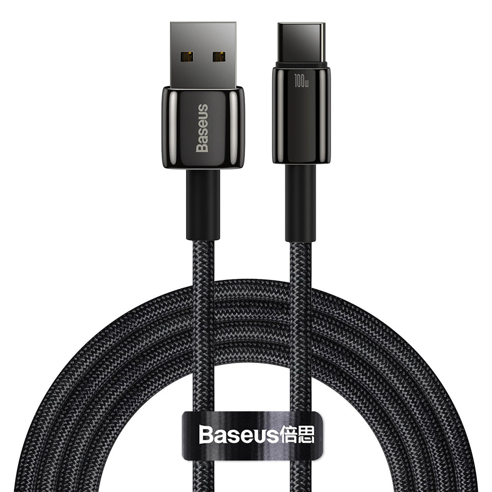 Baseus-Tungsten-Gold-Series-Fast-Charging-USB-to-Type-C-Cable-100W-2m-Black-1