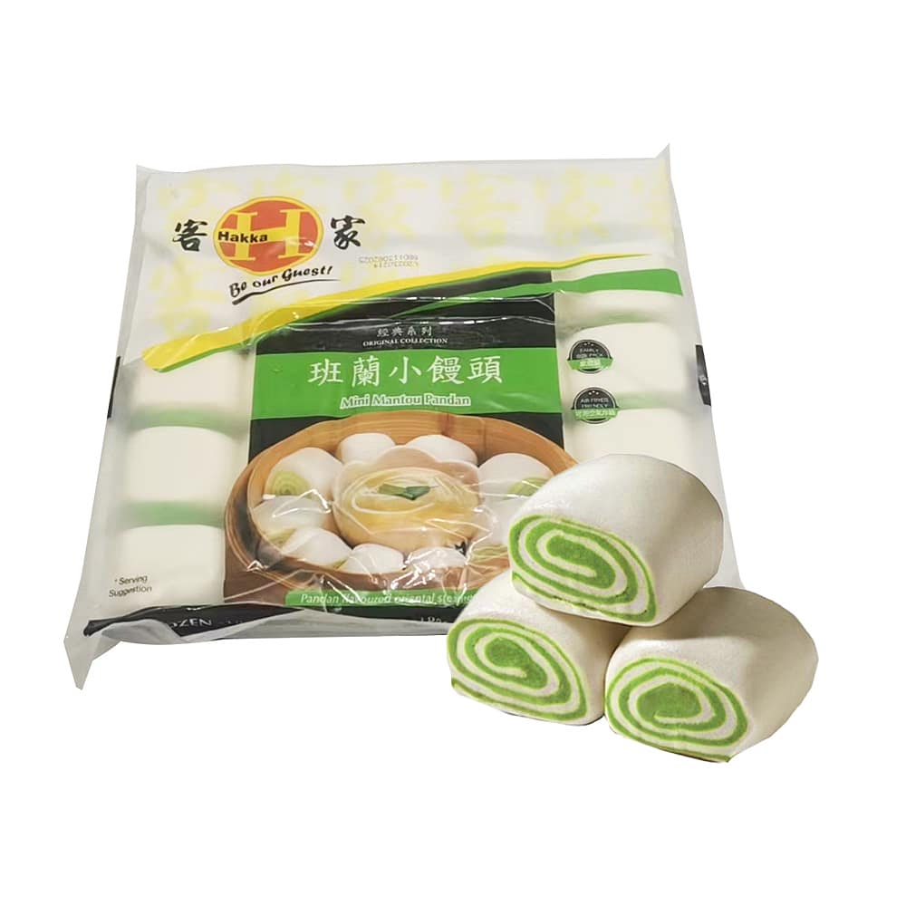 [Frozen]-Hakka-Pandan-Mini-Buns-25pcs-500g-1