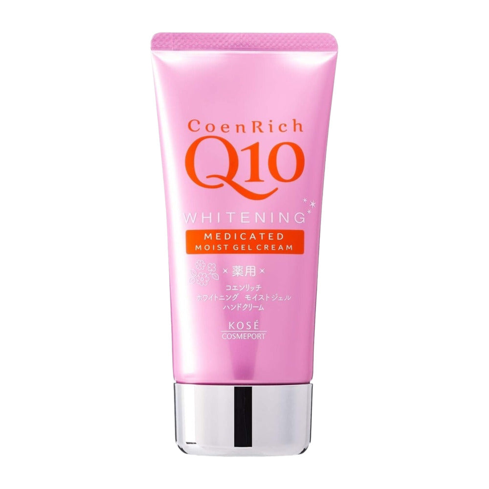 KOSÉ-Cosmeport-CoenRich-Q10-Whitening-Medicated-Moist-Gel-Hand-Cream-–-Sakura-Scent-80g-1