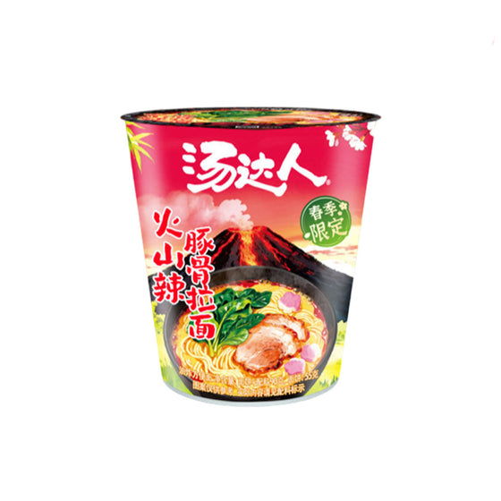 Tangdaren Volcano Spicy Tonkotsu Ramen Cup 90g - Spring Limited Edition