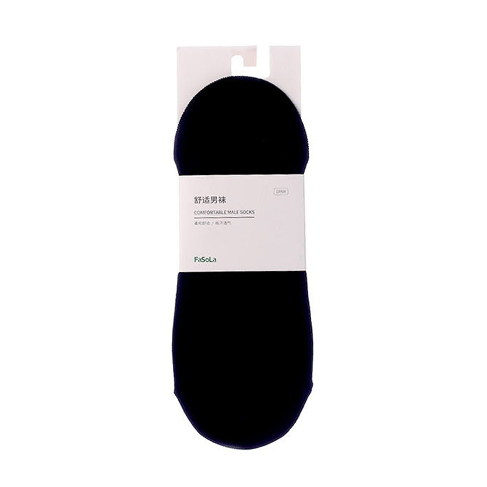 FaSoLa-Men's-Cotton-No-Show-Socks---Black,-1-Pair-1