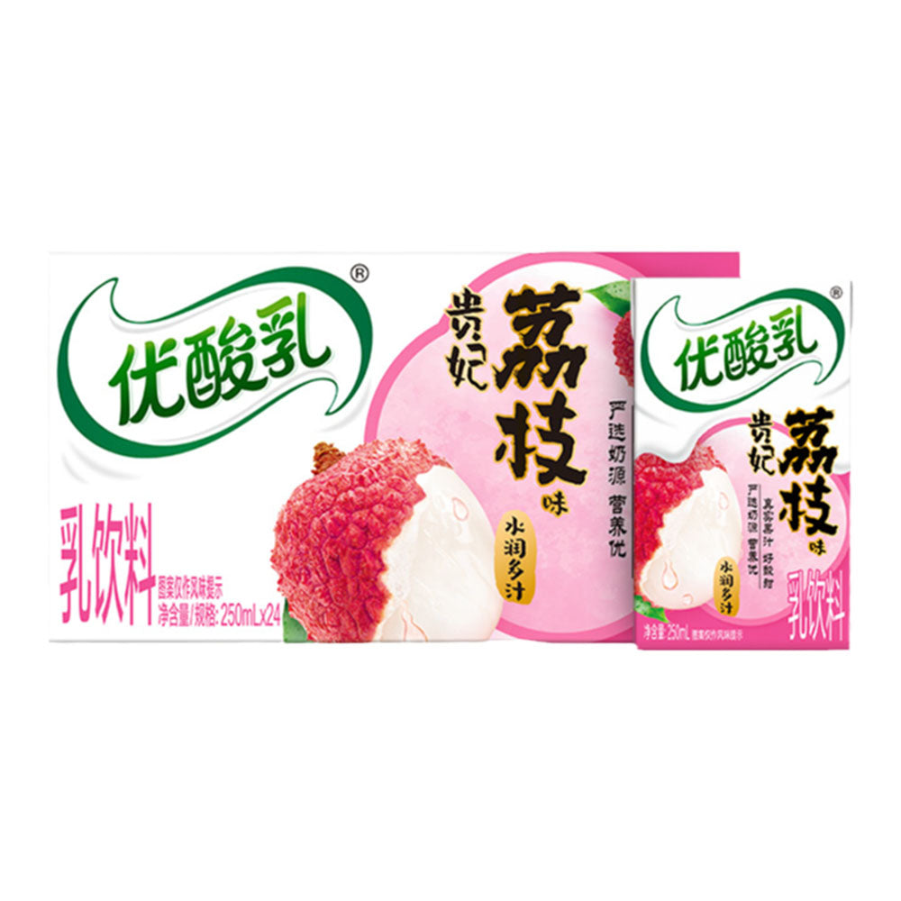 Yili-Probiotic-Drink-Lychee-Flavor---250ml-x-24-1