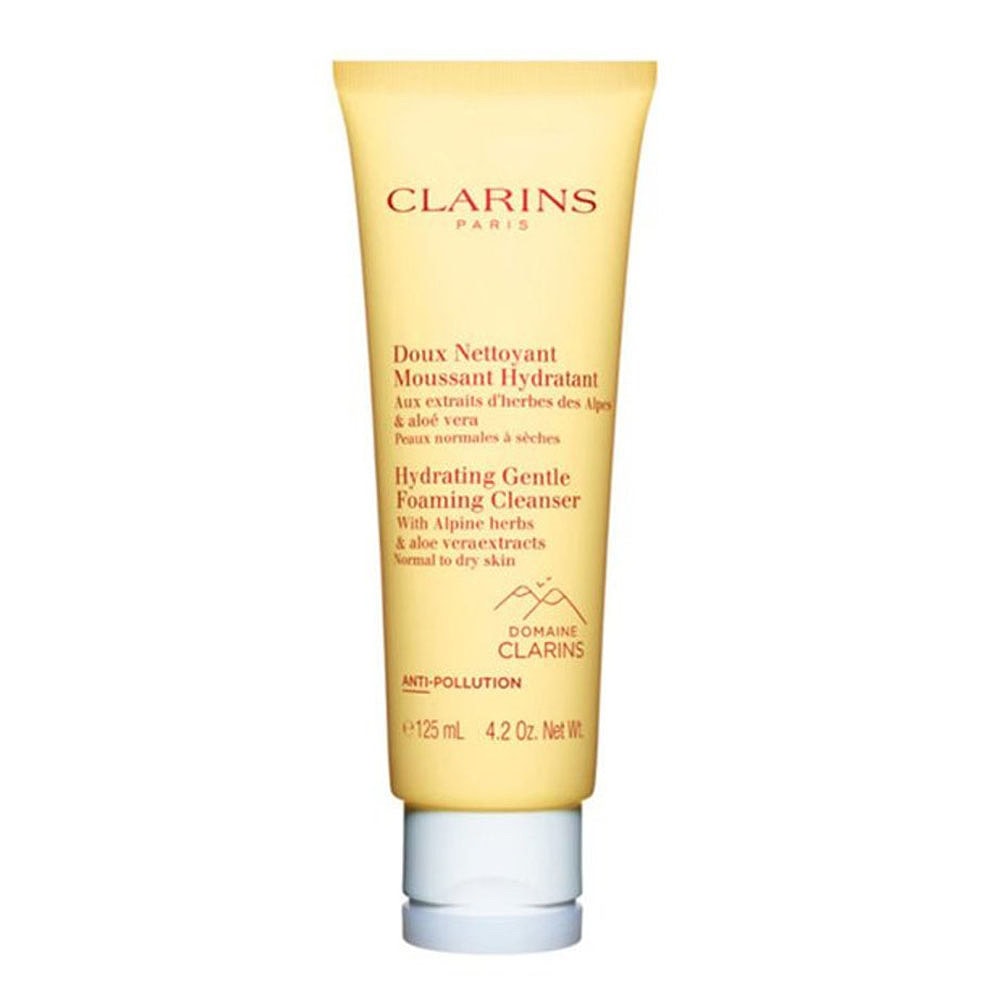 Clarins-Gentle-Foaming-Hydrating-Cleanser,-Yellow,-125ml-1