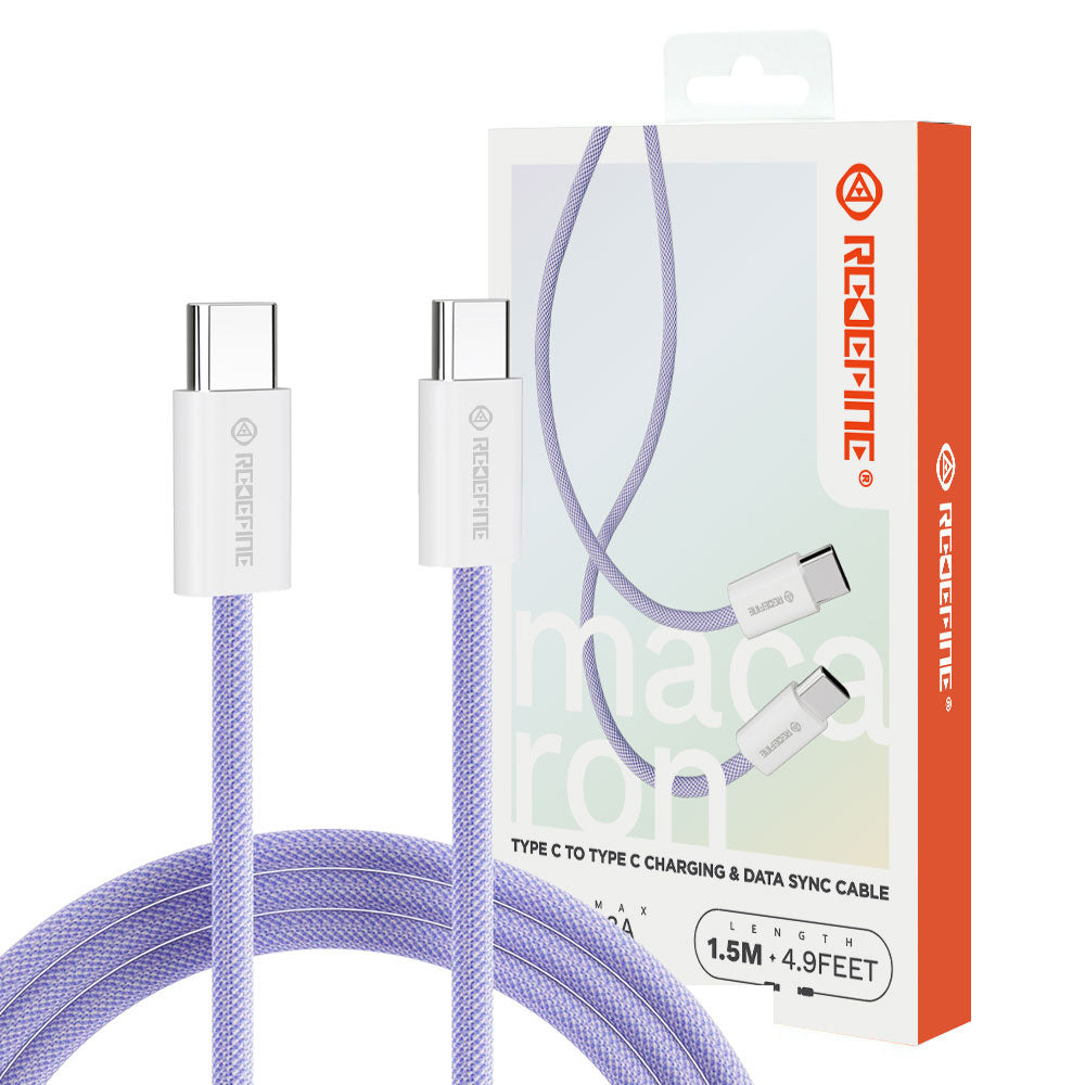 Redefine-Type-C-to-Type-C-Cable-60W-1.5m-Purple-1