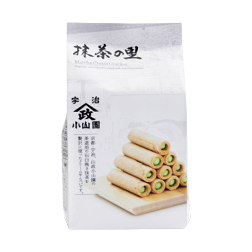 Yamamasa-Koyamaen-Matcha-Cream-Wafer-Rolls-110g---Japanese-Cigar-Cookies-with-Uji-Matcha-1