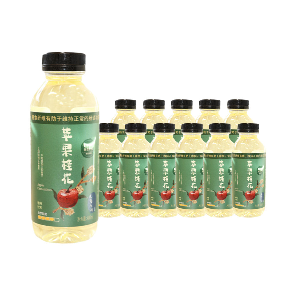 Youkeleyuan-Apple-Osmanthus-Infused-Water-–-400ml-Bottles,-Pack-of-12-1