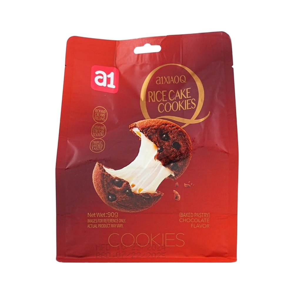 a1-Rice-Cake-Cookies---Chocolate-Flavor-90g---Mochi-Filled-Chocolate-Cookies-1