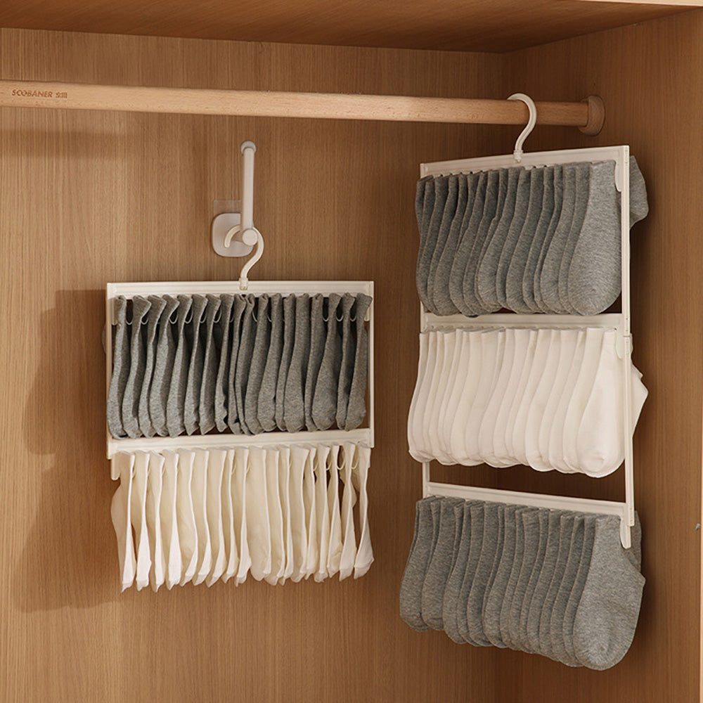 FaSoLa-White-Sock-Storage-Rack,-Three-Tier,-41*62cm-1