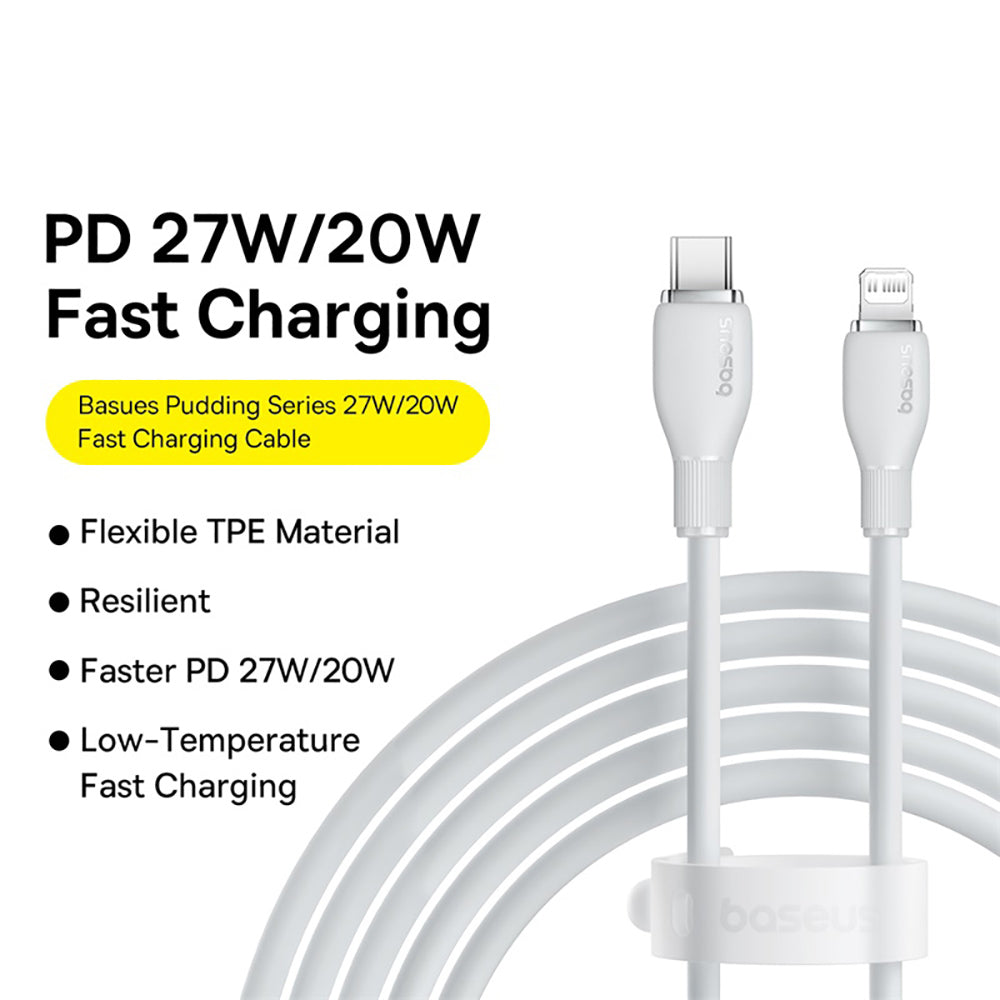 Baseus-Pudding-Series-Fast-Charging-Cable-Type-C-to-iP-20W-1.2m-Starlight-White-1