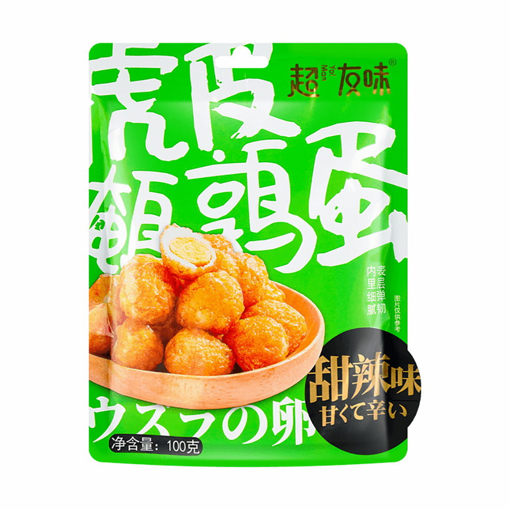 Chaoyouwei-Sweet-and-Spicy-Tiger-Skin-Quail-Eggs---100g-1