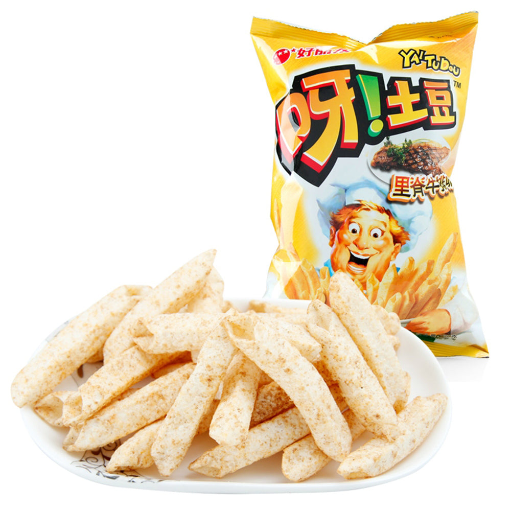 Haoliyou-Potato-Chips-with-Sirloin-Steak-Flavor,-70g-1