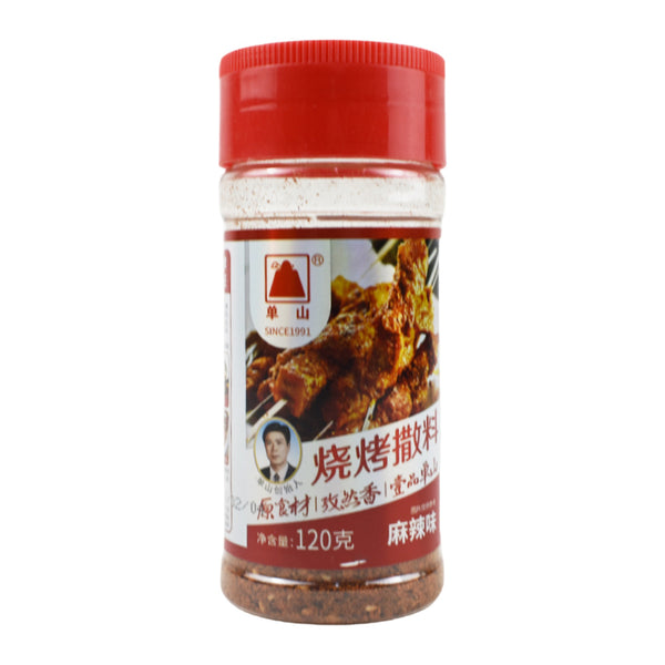 Danshan Spicy Mala BBQ Sprinkle Seasoning 120g - Chinese Barbecue Dry Rub for Skewers & Grilled Meat
