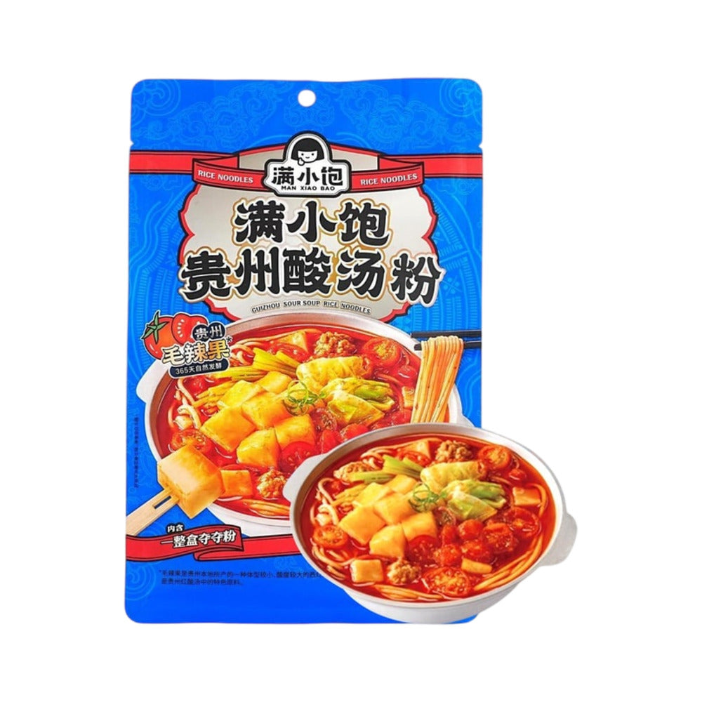Man-Xiao-Bao-Guizhou-Sour-Soup-Rice-Noodles-371g-–-Hot-&-Sour-Guizhou-Style-Rice-Vermicelli-1