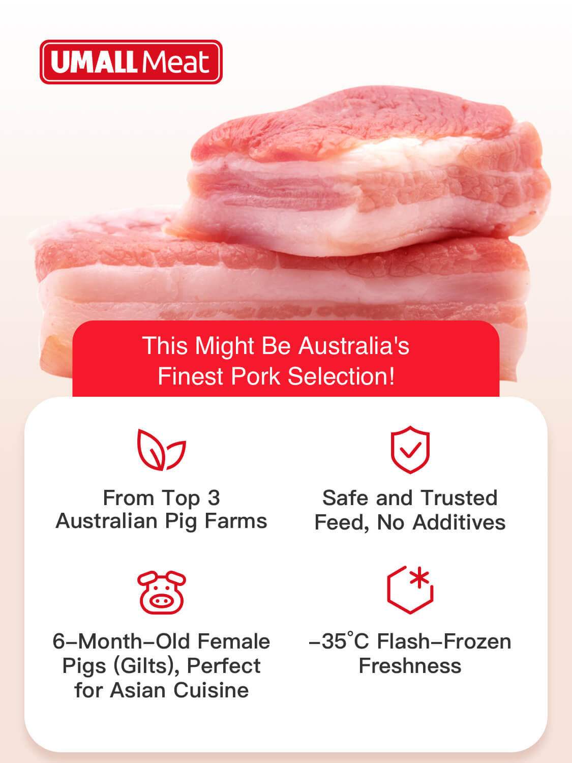 Frozen Pork Cheek Meat - 500g