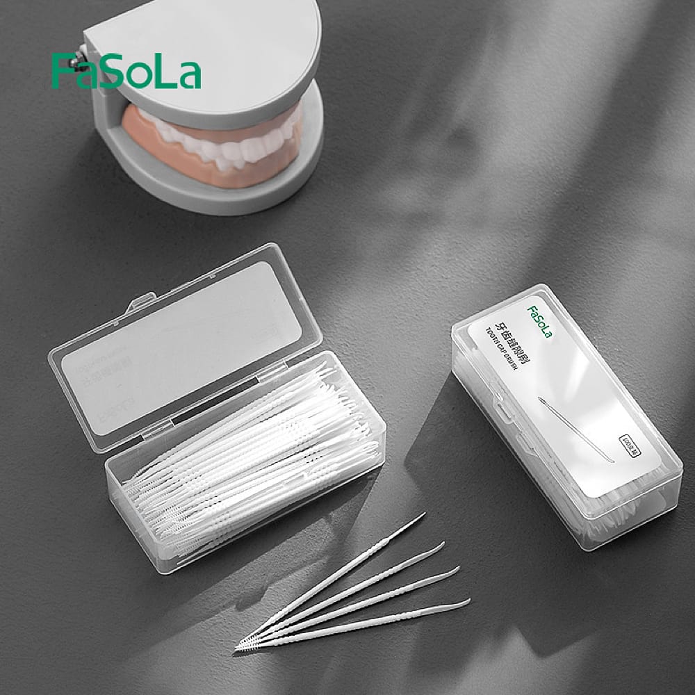 FaSoLa-Interdental-Brushes---White,-8cm,-100-Pieces-1