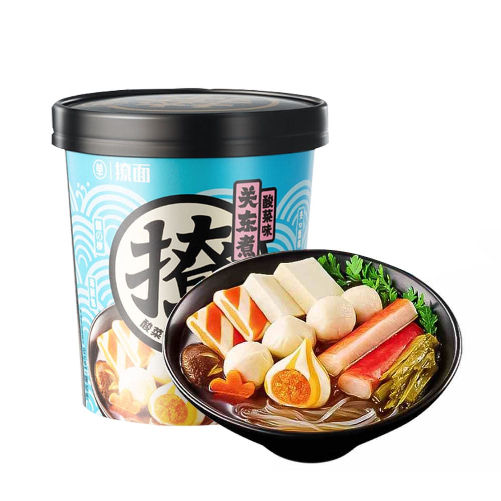 Pickled-Vegetable-Flavor-Instant-Oden---9-Pieces,-163g-1