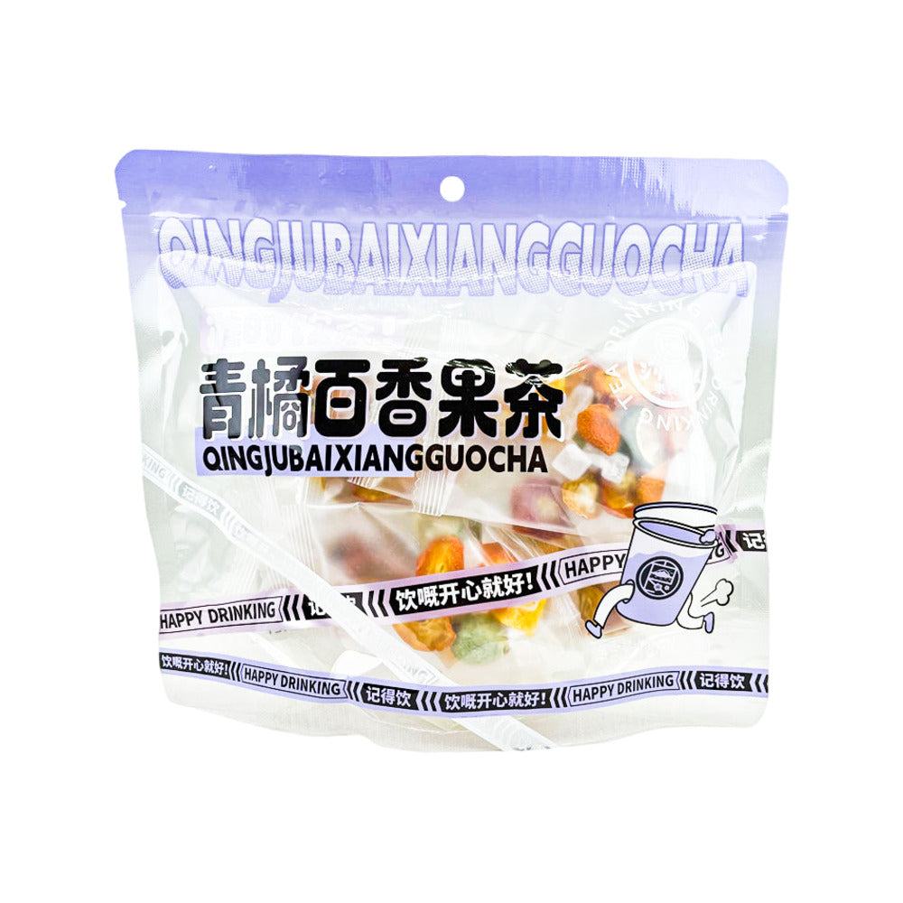 Jiliangmu-Green-Mandarin-&-Passion-Fruit-Tea-120g---Instant-Fruit-Infusion-for-Hot-or-Iced-1