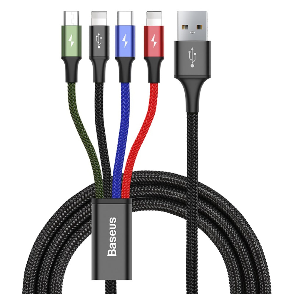 Baseus-Rapid-Series-4-in-1-Charging-Cable-3.5A-1.2m---Black-1