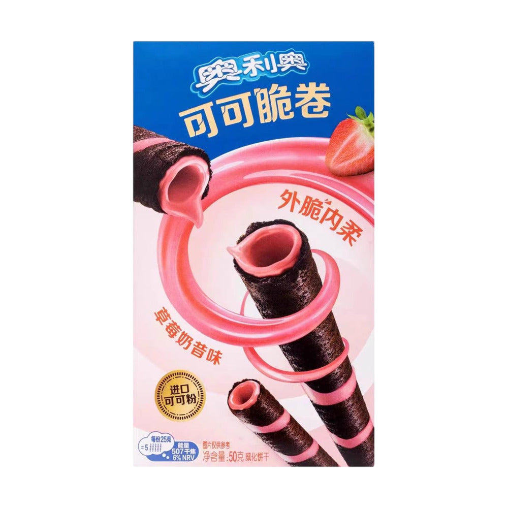 Oreo-Cocoa-Wafer-Rolls-–-Strawberry-Milkshake-Flavour-50g-1