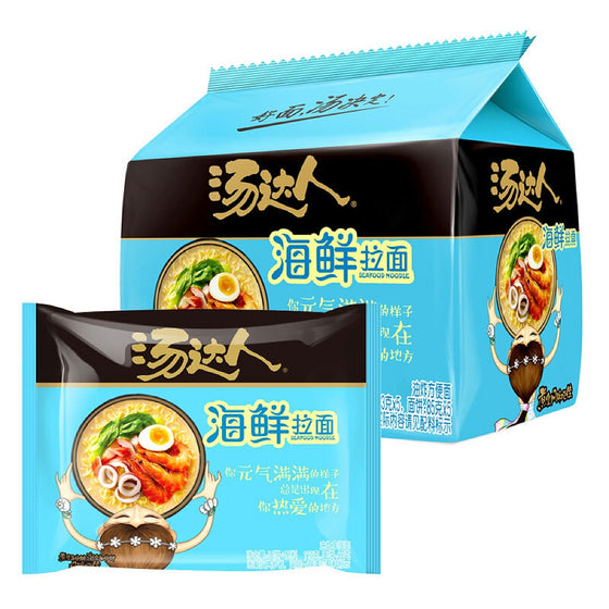 Mì ramen Tang Daren hải sản 113 g × 5 gói – nước dùng kem ngậy