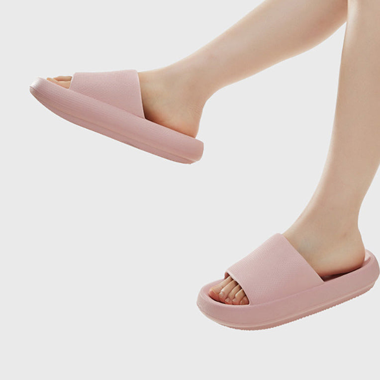 YouDiao Ultra-Soft Thick-Soled EVA Slippers - Pink, Size 39-40