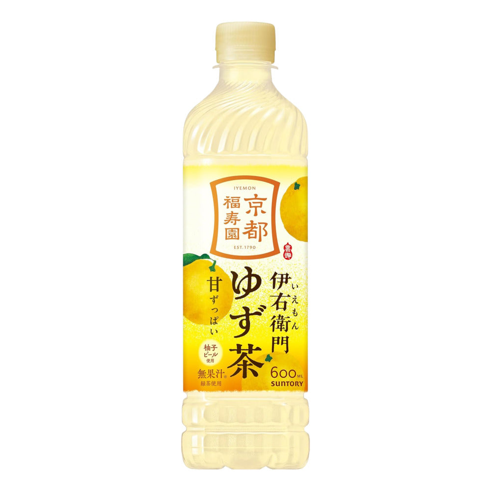 Suntory-Iyemon-Yuzu-Tea-600ml---Japanese-Citrus-Tea-1