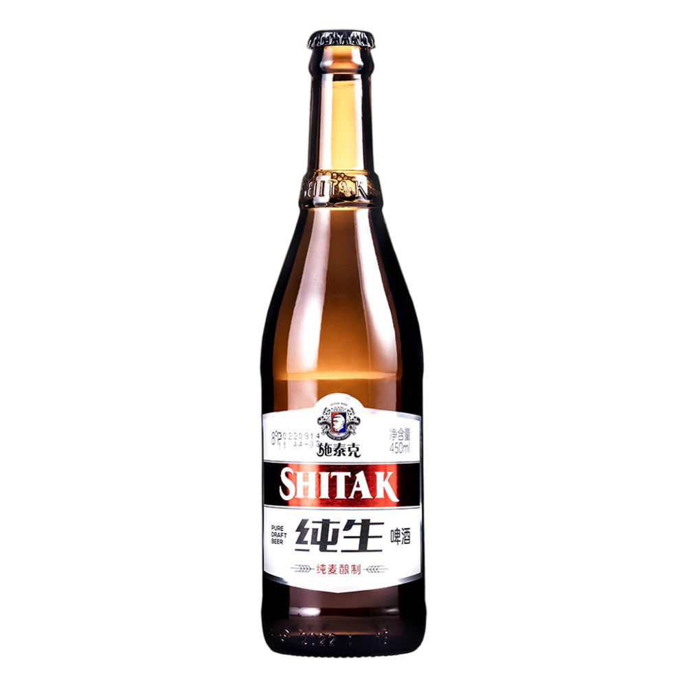 Shitak Pure Draft Beer 3.3% ABV - 450ml-1