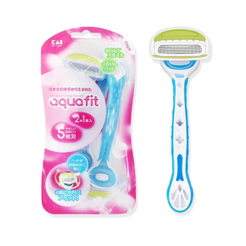 Kai-Aquafit-Moisturizing-Razor-for-Women---2+1-Pack-1