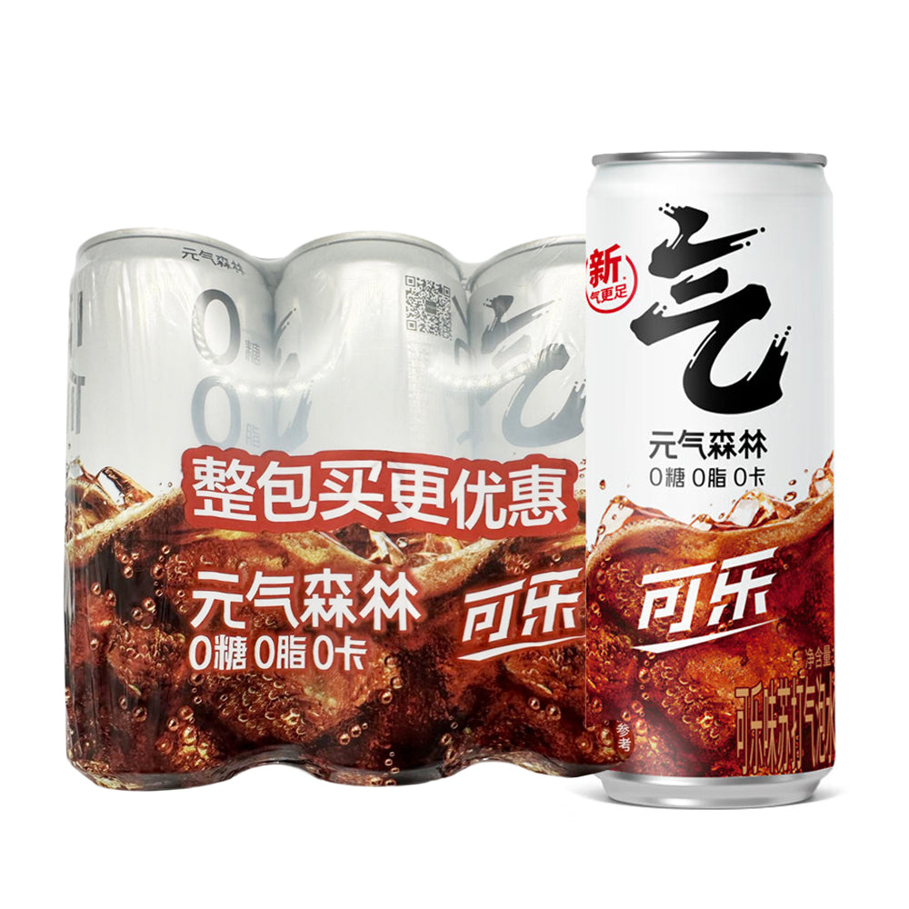 Genki-Forest-Sparkling-Water-Coke-Flavor---330ml,-6-Cans-1