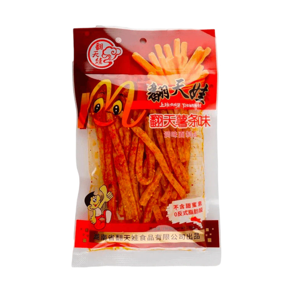 Fantianwa-Spicy-Wheat-Gluten-Sticks-(French-Fries-Style)-136g---Chinese-Latiao-Snack-1