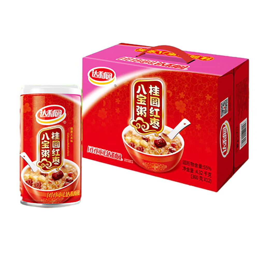 Daliyuan-Longan-and-Red-Date-Eight-Treasures-Congee---360g-x-12-Cans-1