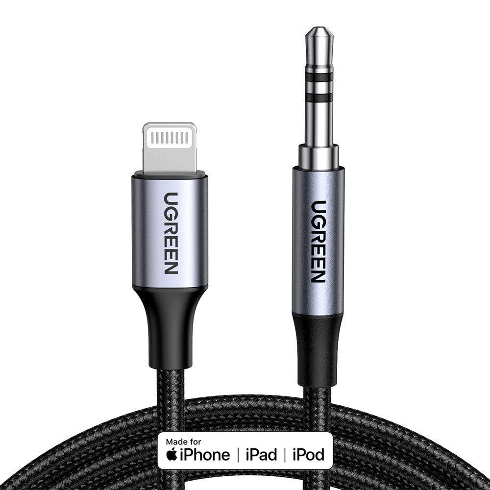 UGREEN-Lightning-to-3.5mm-Audio-Adapter-Cable-1m---Space-Gray-1