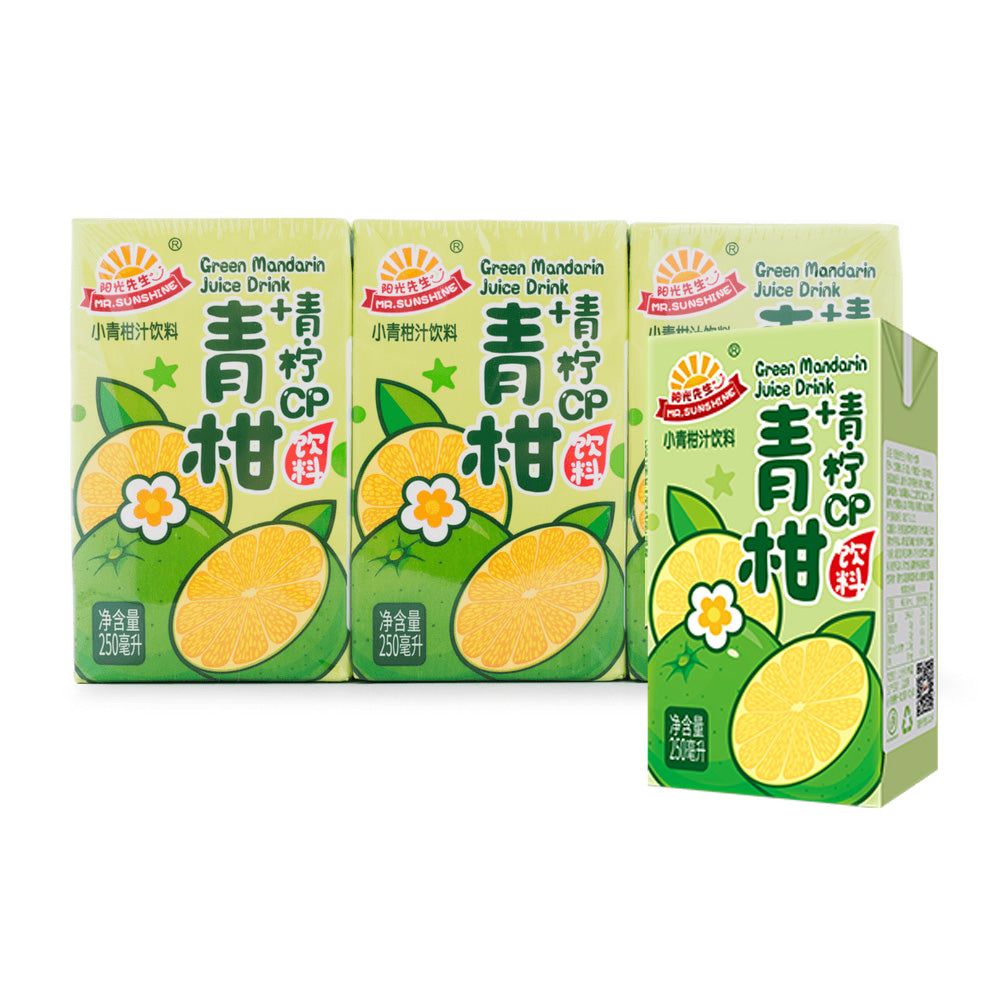 Mr.-Sunshine-Small-Green-Mandarin-Juice-250ml,-6-Boxes-[Full-Case]-1