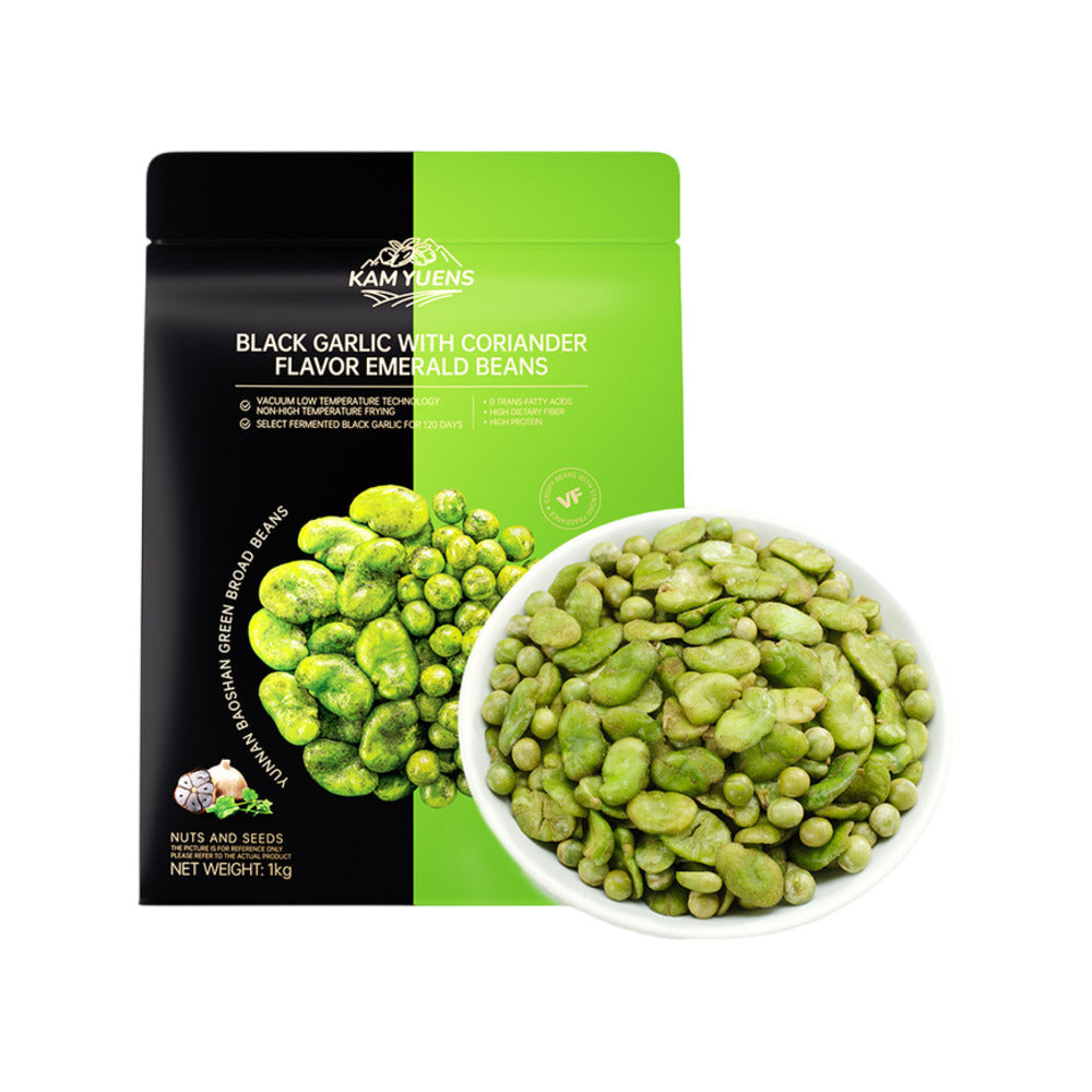 kam-yuens-black-garlic-coriander-emerald-broad-beans-snack-1kg-limited-import-1