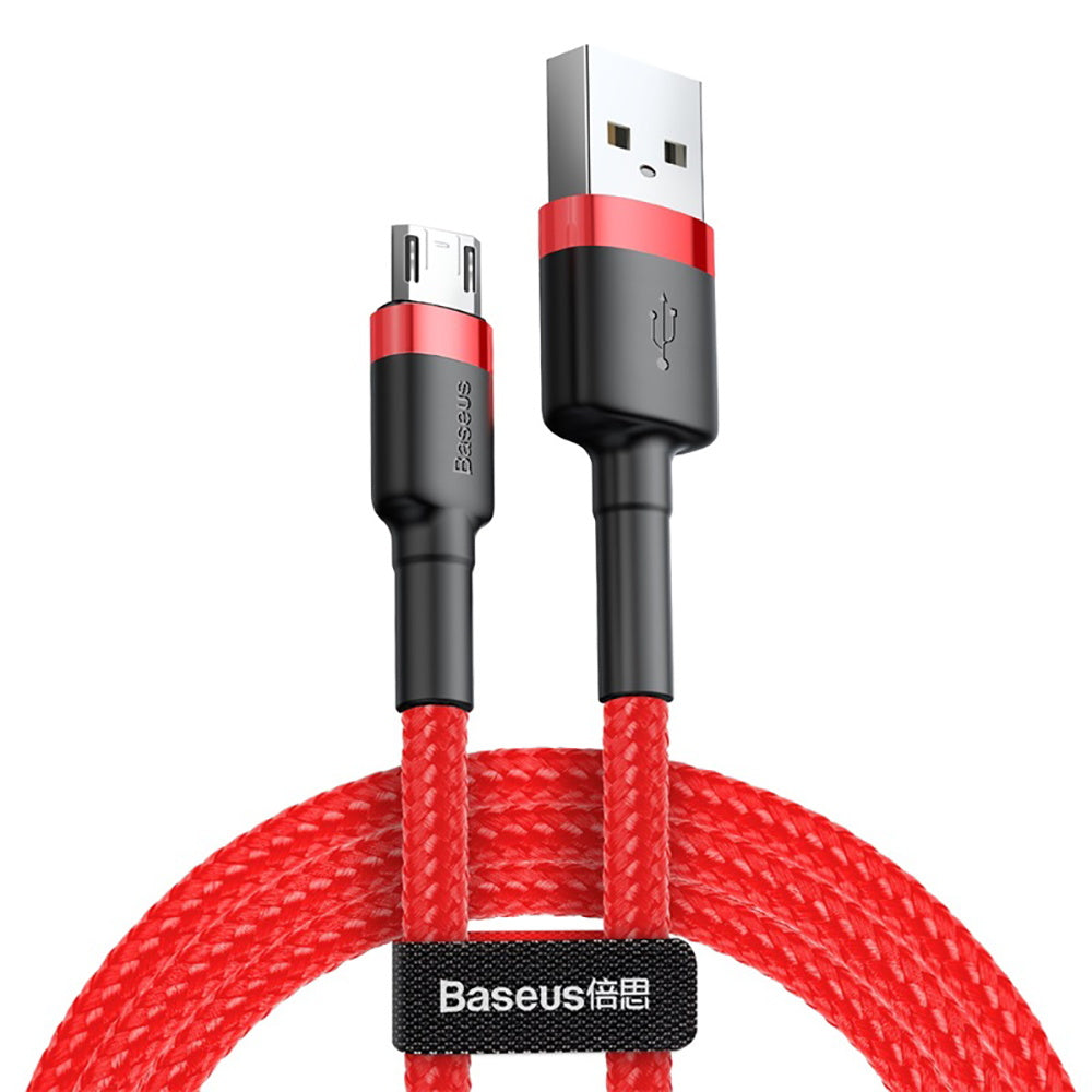 Baseus-Cafule-USB-to-Micro-USB-Cable,-Reversible,-1.5A,-2M,-Red-1