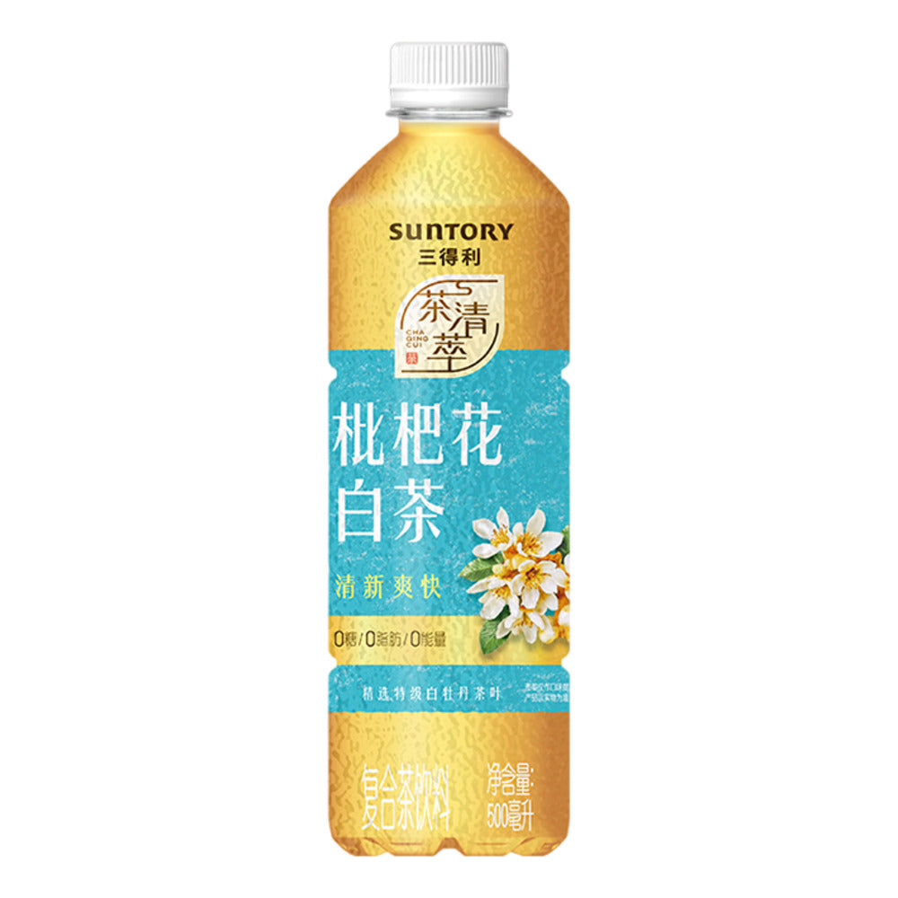 Suntory-Loquat-Blossom-White-Tea---Zero-Sugar-Refreshing-Brew,-500ml-1