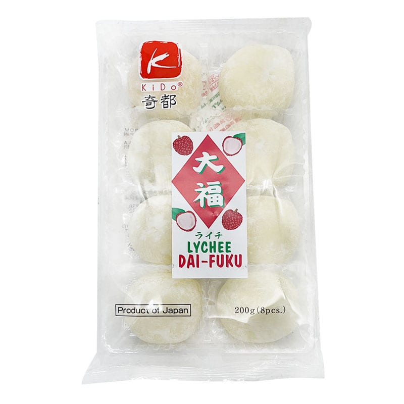 Kido-Japanese-Lychee-Daifuku-Mochi---8-Pieces,-200g-1