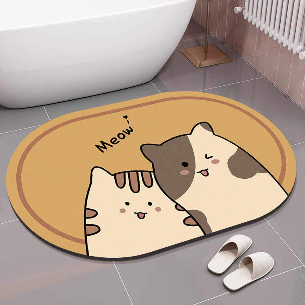 Non-Slip-Absorbent-Cat-Mat---Oval-40cm-x-60cm-1