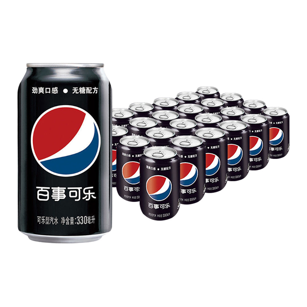 [Full-Case]-Pepsi-Cola-Sugar-Free-Classic-330ml*24-Bottles/Case-1