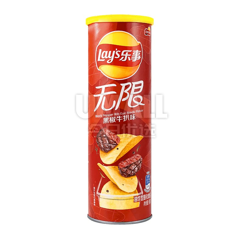 Lay's-Infinity-Black-Pepper-Steak-Flavoured-Potato-Chips,-90g-Tub-1