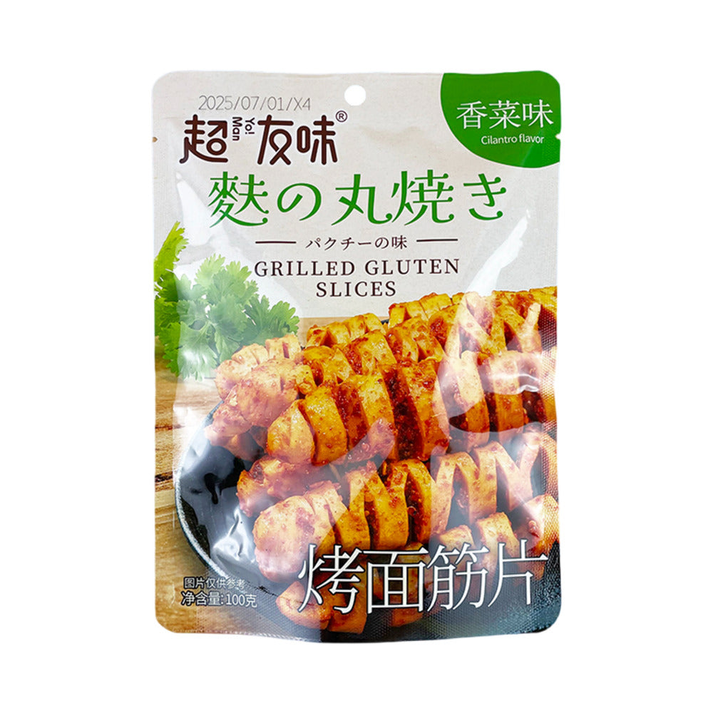 Chaoyouwei-Grilled-Gluten-Slices-–-Cilantro-Flavour-100g-1