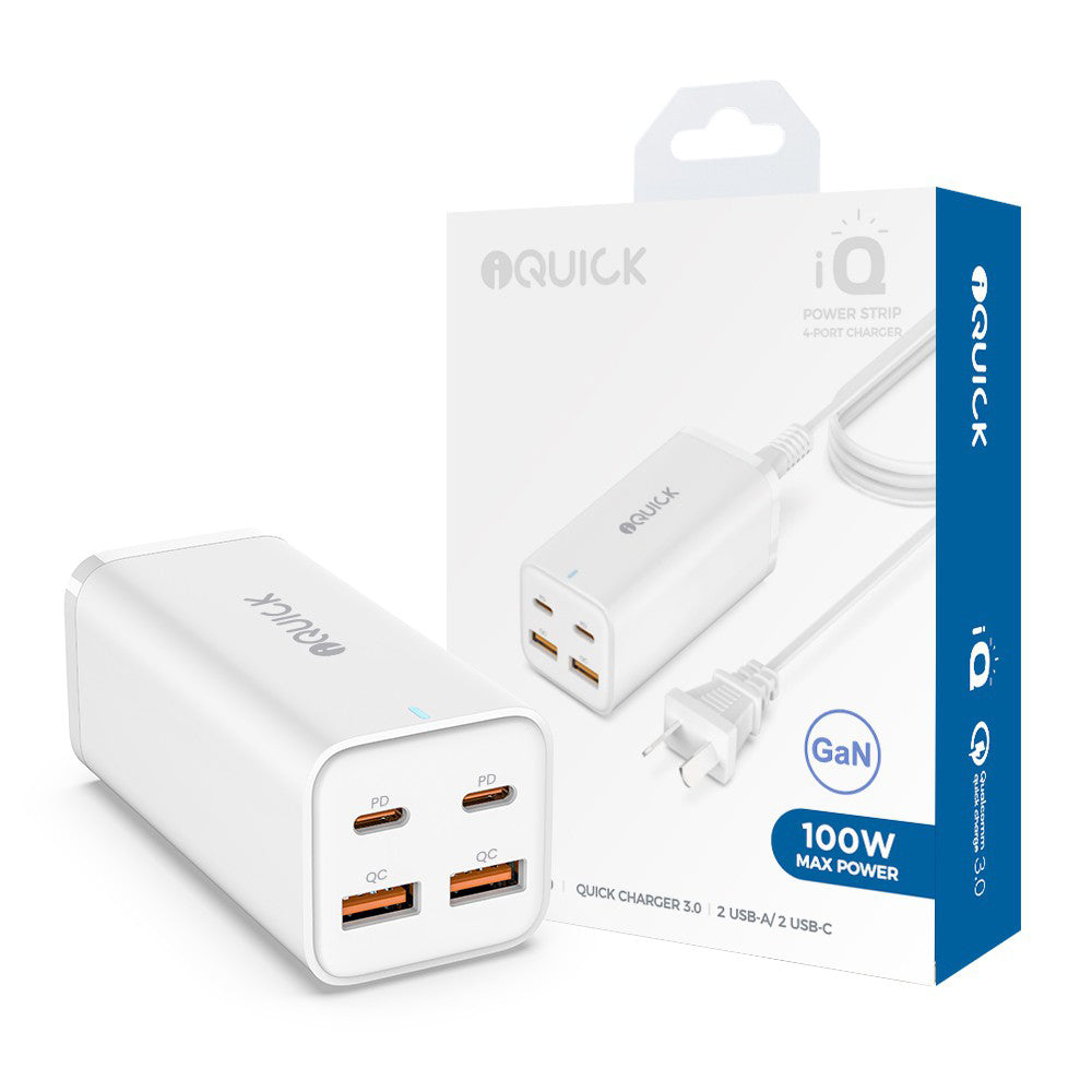 iQuick-100W-GaN-Charger-with-2-USB-C-and-2-USB-A-Ports-1