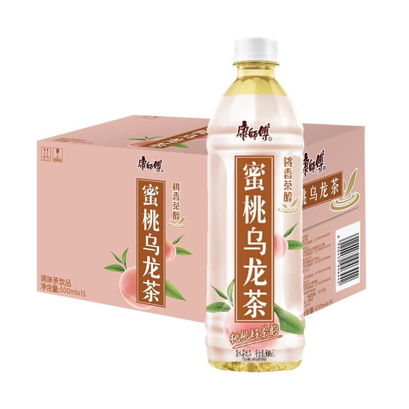 [Full-Case]-Master-Kang-Honey-Peach-Oolong-Tea-500ml-x-15-Bottles/Case-1